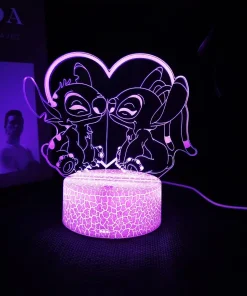 Lampe Stitch et Angel