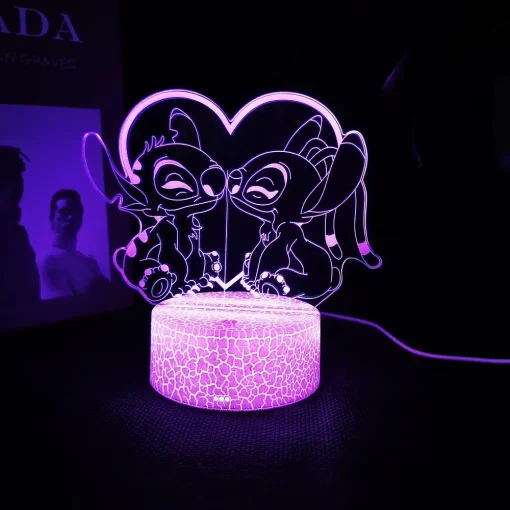 Lampe Stitch et Angel