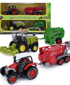 Tracteur et Moissonneuse Batteuse